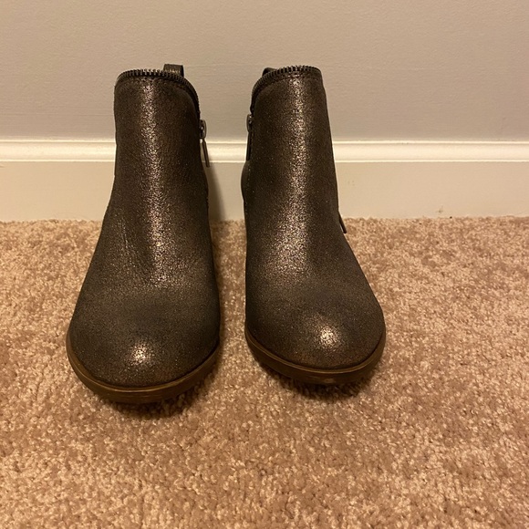Lucky Brand Shimmery Booties Size 7 - Picture 2 of 5